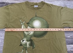 Vintage The Flintstones Great Gazoo Shirt Mens Large 1997 Stanley Desantis Green