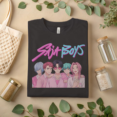 Siya Boys Anime Graphic T-Shirt – KPOP Inspired Boy Band Tee A276