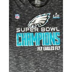 Fanatics Pro Line Mens Philadelphia Eagles Super Bowl LII Champions T-Shirt L