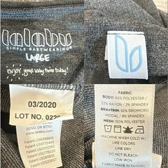 Lalabu Dad Shirt Short Sleeve Baby Wearing Tee Gray Postpartum Maternity Large