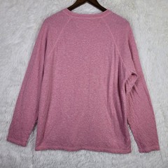 Faherty Mens Cloud Cotton Henley Long Sleeve Pink Shirt XL Quiet Luxury