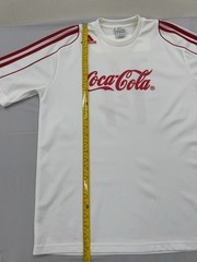 Adidas Soccer Jersey Mens White Size M Short Sleeve Red Striped