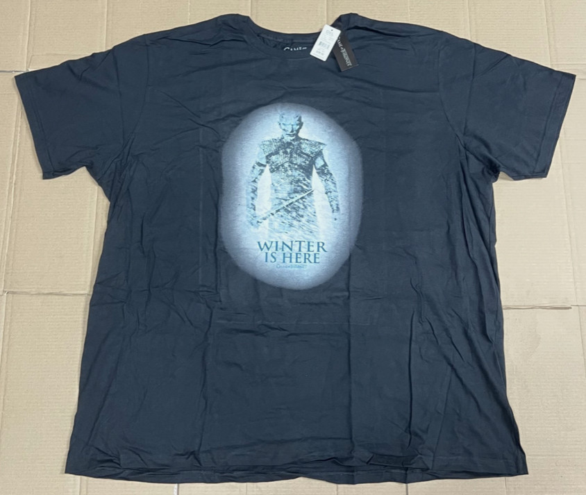Game of Thrones – Winter is Here – Night King – Men’s T-Shirt (Black) Size 7XL