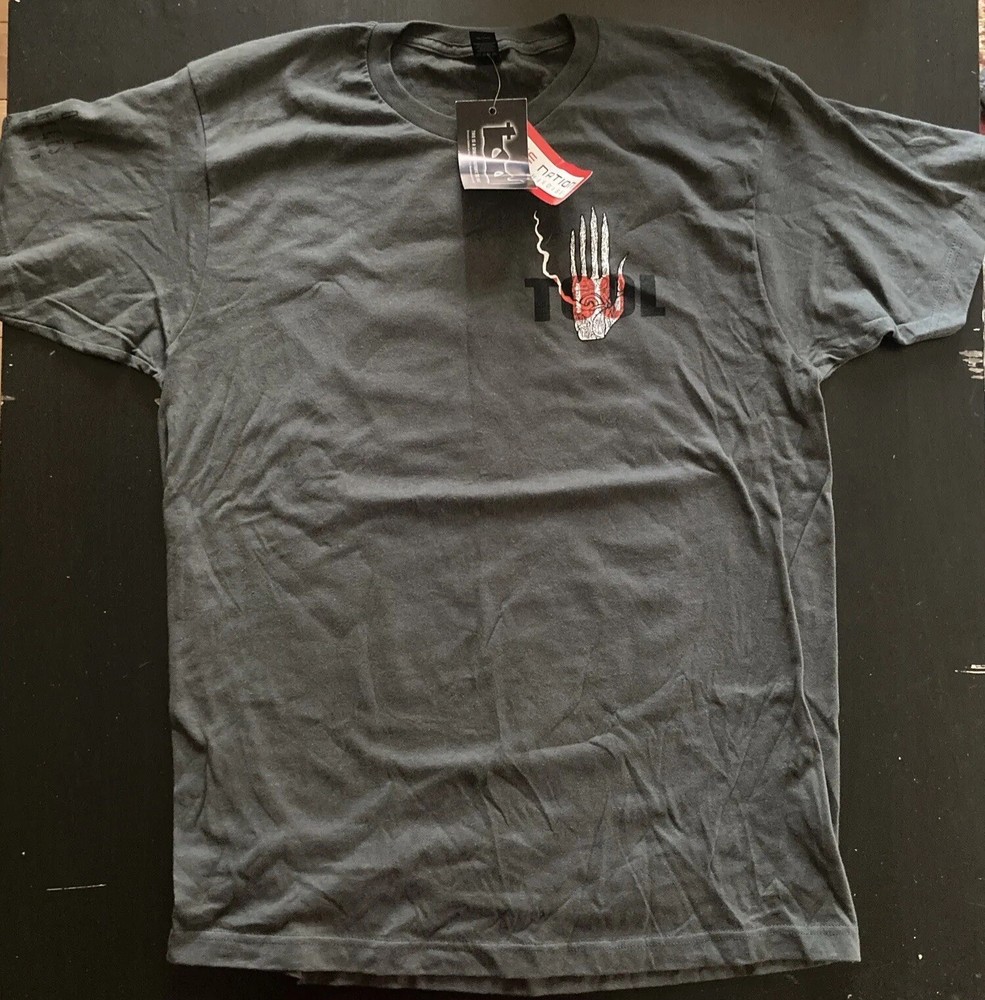 Tool Los Angeles California Shirt Men L Adam Jones Artwork Skelton Rock Concert