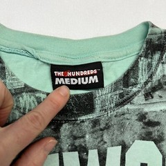 Rare Vintage THE HUNDREDS Rosewood Ave T-Shirt Med (Celadon)