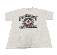 MV Sport FBI Academy Quantico Logo Shirt Casual Retro Y2K Skater – Men’s Medium