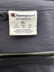 Mens Champion Anchor Slate Heritage Slub Active T-Shirt Color Blue Size X-Large