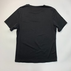 Neleus Textured T Shirt Mens L Large Black Short Sleeve Gym Workout Training Tee