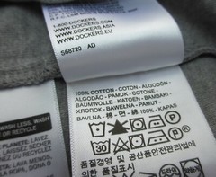 Genuine Levi DOCKERS Men’s Pocket T-Shirt 100% Cotton Blue White Grey S M L New
