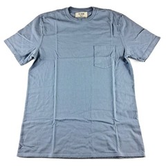 M. Singer Short Sleeve Pocket Tee T-Shirt Men’s Size Small Indigo Blue Cotton