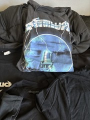 Lot of 5 Metallica T-Shirts Sizes Small, Medium, Large