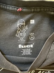 FUCT – Drop Acid T Shirt Size XL Black Short Sleeve