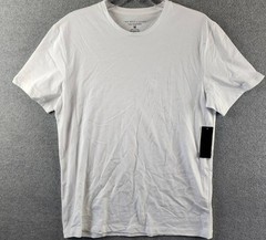 The Men’s Store at Bloomingdale’s Supima Cotton Tee Men’s M White Solid Crewneck