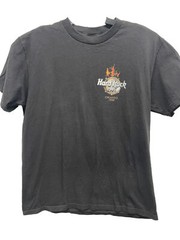 HARD ROCK CAFE ORLANDO 1990s Vintage T-SHIRT BLACK Sz Large (F9) EUC