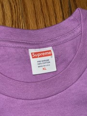 Supreme Men’s 2017 Winter/Fall collection Fire Logo Tee Purple Size Extra Large