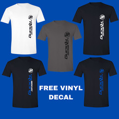 Mercury Racing Verado Outboard Boat fishing T-Shirt with FREE Vinyl Decal!!