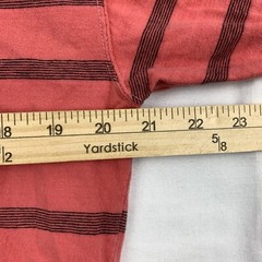 Vintage Dockers T Shirt Adult Medium Pink Striped Sailing Boating 90s Logo Patch