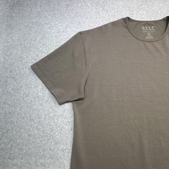 BYLT T Shirt Mens XXL Brown Drop Cut Lux Stretch Crewneck Tagless Tee Casual