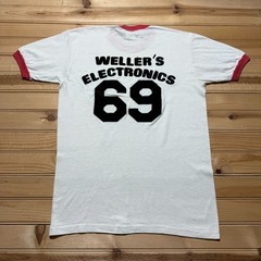 Vintage 70s Merced Girls Softball League Weller’s 69 Ringer T-Shirt – Medium