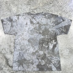 Lake George Wolf Shirt Mens XL Gray Tie Dye Back to Earth Wolves Nature Tee USA