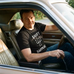 Mens Shift Happens T Shirt Funny Sarcastic Humor Car Guy Mechanic Graphic Tee