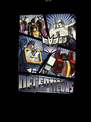 Transformers Decepticons T-Shirt Men’s XL Licensed by Hasbro Black Gildan 16-2