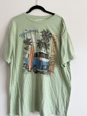 Margaritaville License To Chill Beach Graphic Green Men’s Crew Neck T-Shirt XL