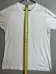 Alo Yoga Triumph Crew Neck Tee Mens L White Sueded Performance T-Shirt Casual