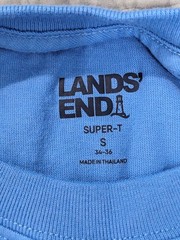 Land’s End T-Shirt – Long Sleeve – Small – Light Blue