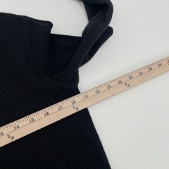 Buck Mason Vintage Thermal Henley Shirt in Black Mens Size XS – 100% Cotton