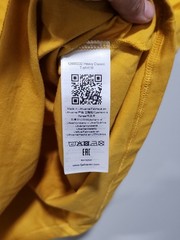 Fjallraven NWT Shirt Mens L Ochre Yellow Short Sleeve 100% Organic Cotton Logo