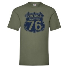 Vintage 1976 Nineteen Seventy Six T-Shirt Birthday Gift