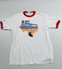 Augusta Sportswear Shirt Mens XL White Josh Abbott Band Texas Graphic Ringer Tee