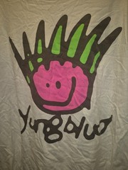 Yungblud Official Merchandise Be Fookin Happy Pink Face Tee Shirt Size XL