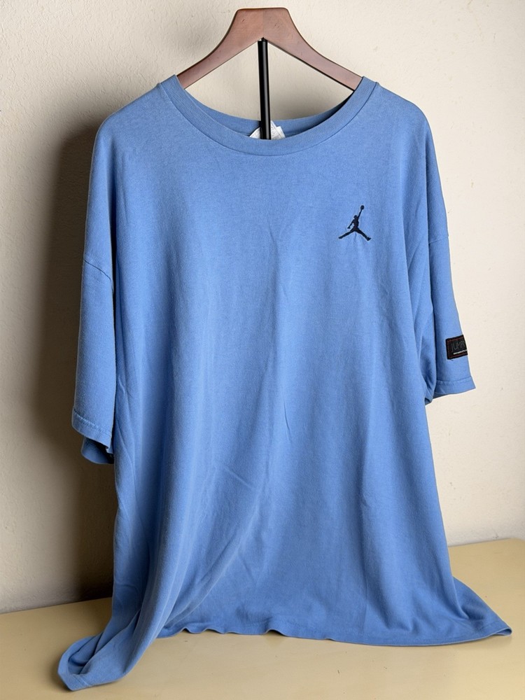 Vintage UNC blue Nike Jordan Short sleeve t shirt Mens Size XXL