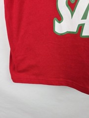 Elf Christmas Shirt Size Medium OMG Santa! Red Short Sleeve T-Shirt Holiday