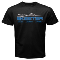 Skeeter Fishing Boats Men’s Black T-Shirt Size S to 3XL