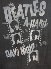 THE BEATLES OFFICIAL MERCH HARD DAYS NIGHT BAND CONCERT MUSIC T-SHIRT 2XL / XXL