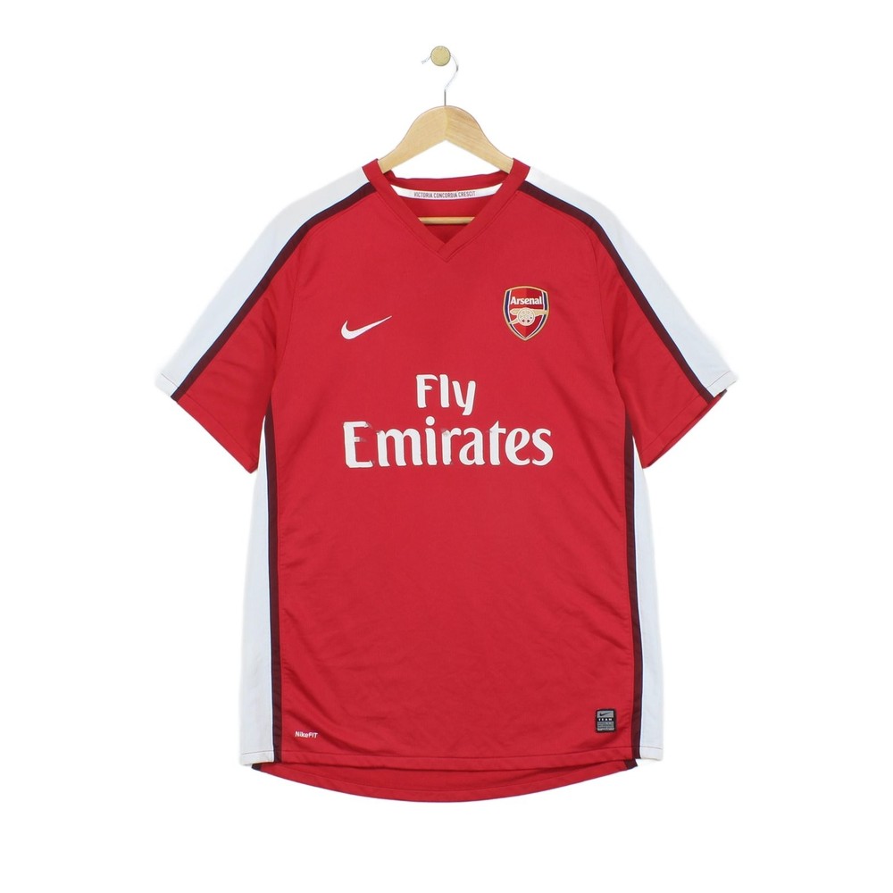 Arsenal 2008-10 Football Shirt Mens Size XL Red Home Jersey Vintage