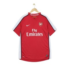Arsenal 2008-10 Football Shirt Mens Size XL Red Home Jersey Vintage