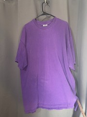 Pro Club Super Heavy 3XL Tall Purple Cotton Tee