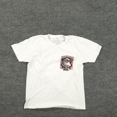 Sturgis Motorcycle Rally SUNA Shirt Mens Medium White Eagle USA 2021 Graphic Tee