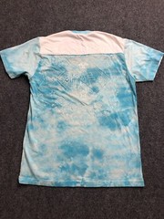 American Fighter Aqua White Crystal Wash Short Sleeve Size M