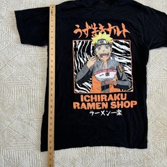 100% Cotton Naruto Shippuden Collection T-Shirt Medium Ichiraku Ramen Graphic