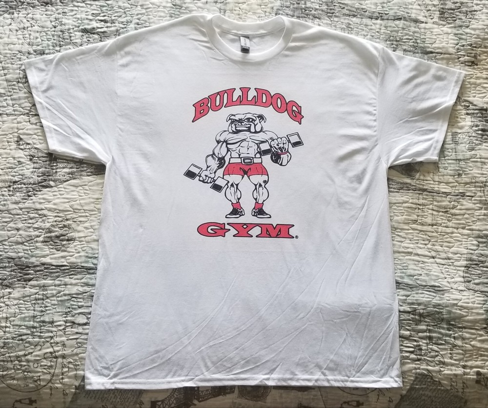 Bulldog Gym Workout Bodybuilding Vintage Muscle T-Shirt Brand New Sz S M L XL