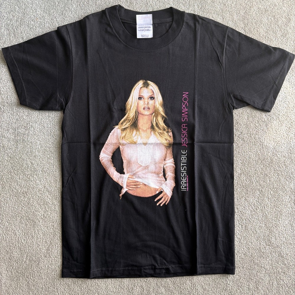 Jessica Simpson Irresistible Tour 2001 Dreamchaser Double Sided Authentic Vtg S