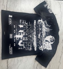 Hellstar Black Logo Graphic Print Crew Neck Short Sleeve T-Shirt Men’s L