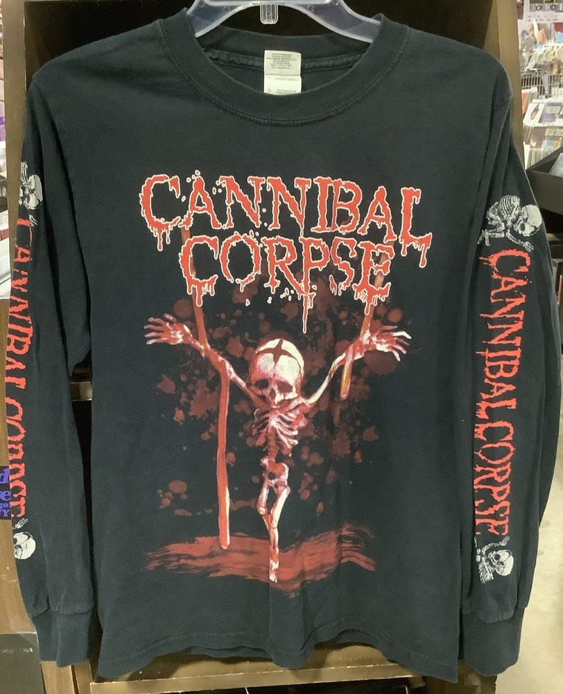 VINTAGE 2007 Cannibal Corpse Small Black Long Sleeve Band Tee (SEE PHOTOS)