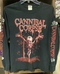 VINTAGE 2007 Cannibal Corpse Small Black Long Sleeve Band Tee (SEE PHOTOS)