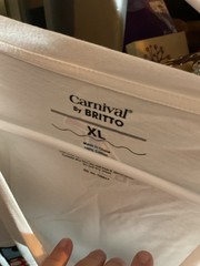 Carnival Cruise Tshirt By Britto NWT Size XL White